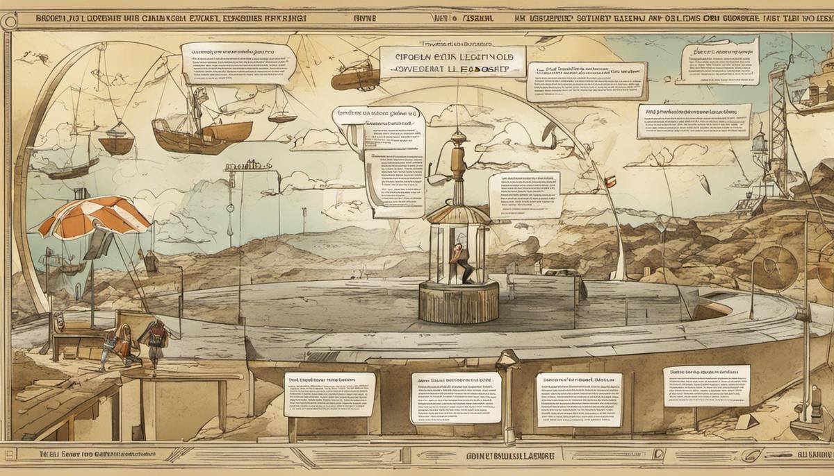 Illustration depicting principles of problem-solving leadership