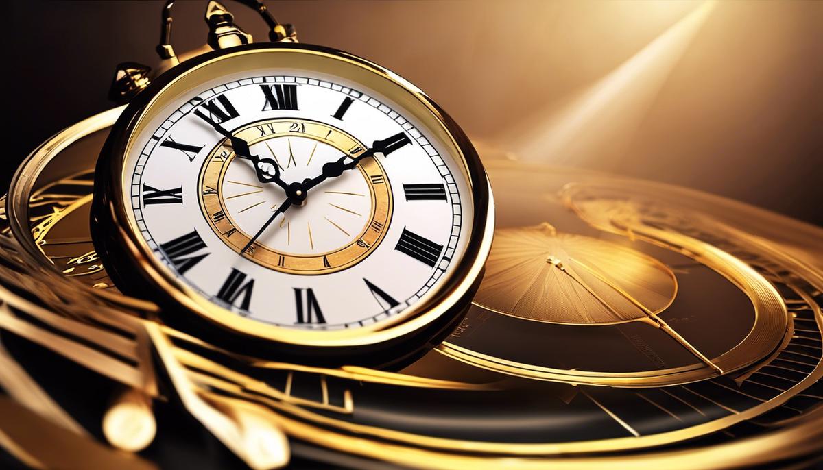An image depicting a clock and a calendar symbolizing the importance of time management.
